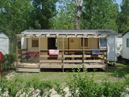 Location mobil home roussillon confort plus,vue de l 'ext�rieur