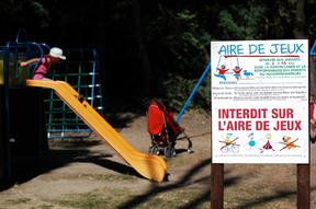 Toboggan au camping al sol