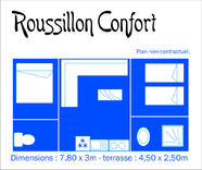 plan non contractuel,Mobil home roussillon confort