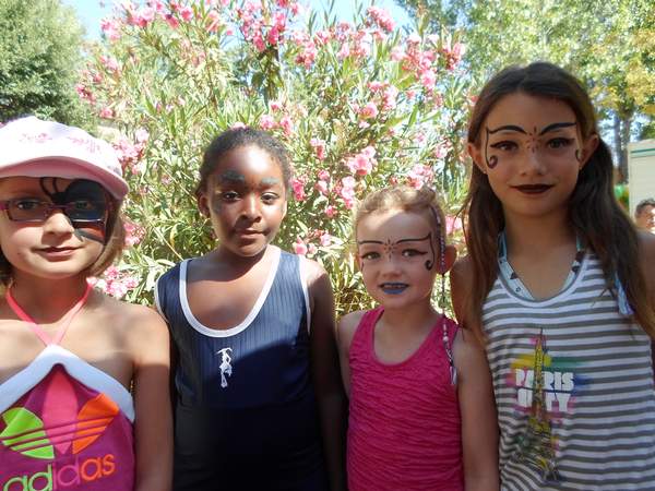 Make-up in the children's club