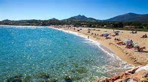 The beach of Argeles sur mer