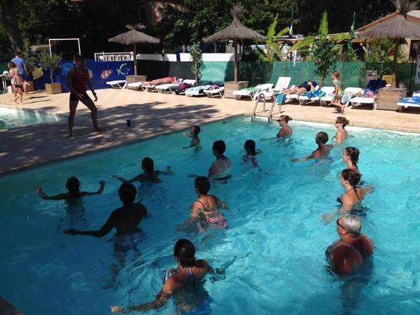 Cours d aquagym au camping al sol