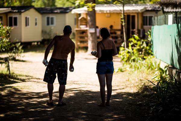 Concours de p�tanque au camping al sol d'argeles sur mer