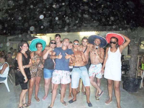 Soir�e au camping al sol